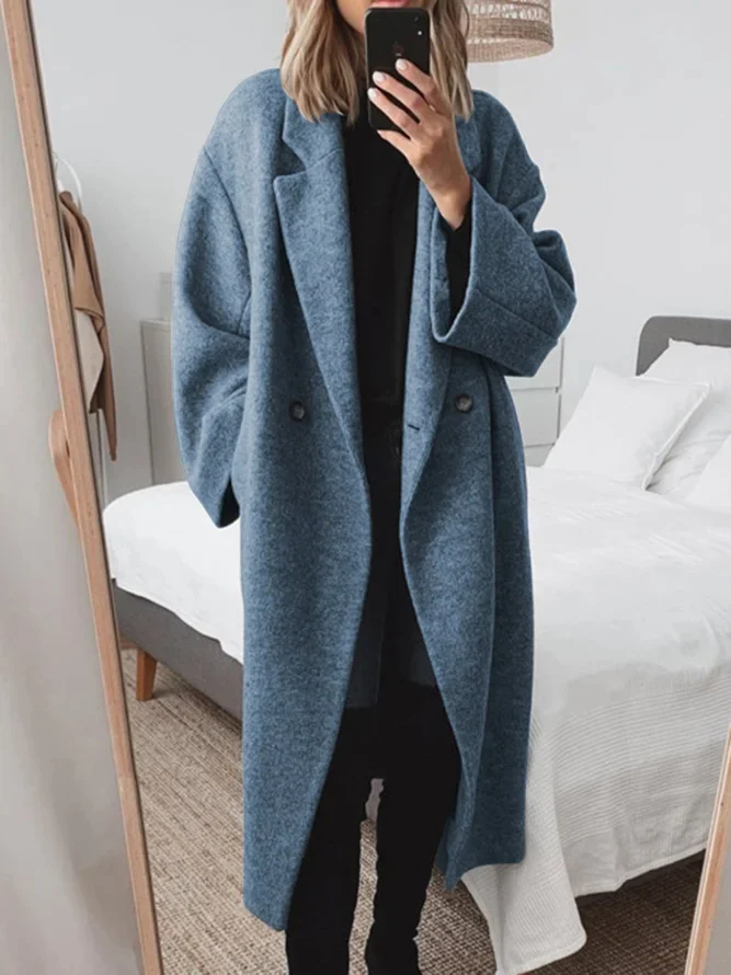 Oversized Double-Breasted Coat 1