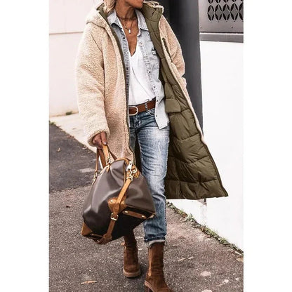 Oversized Sherpa Winter Coat 1