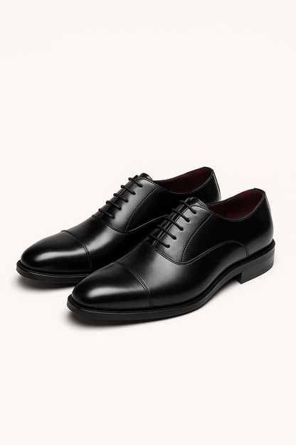 Oxford Dress Shoes | Classic Faux Leather with Elegant Design 0