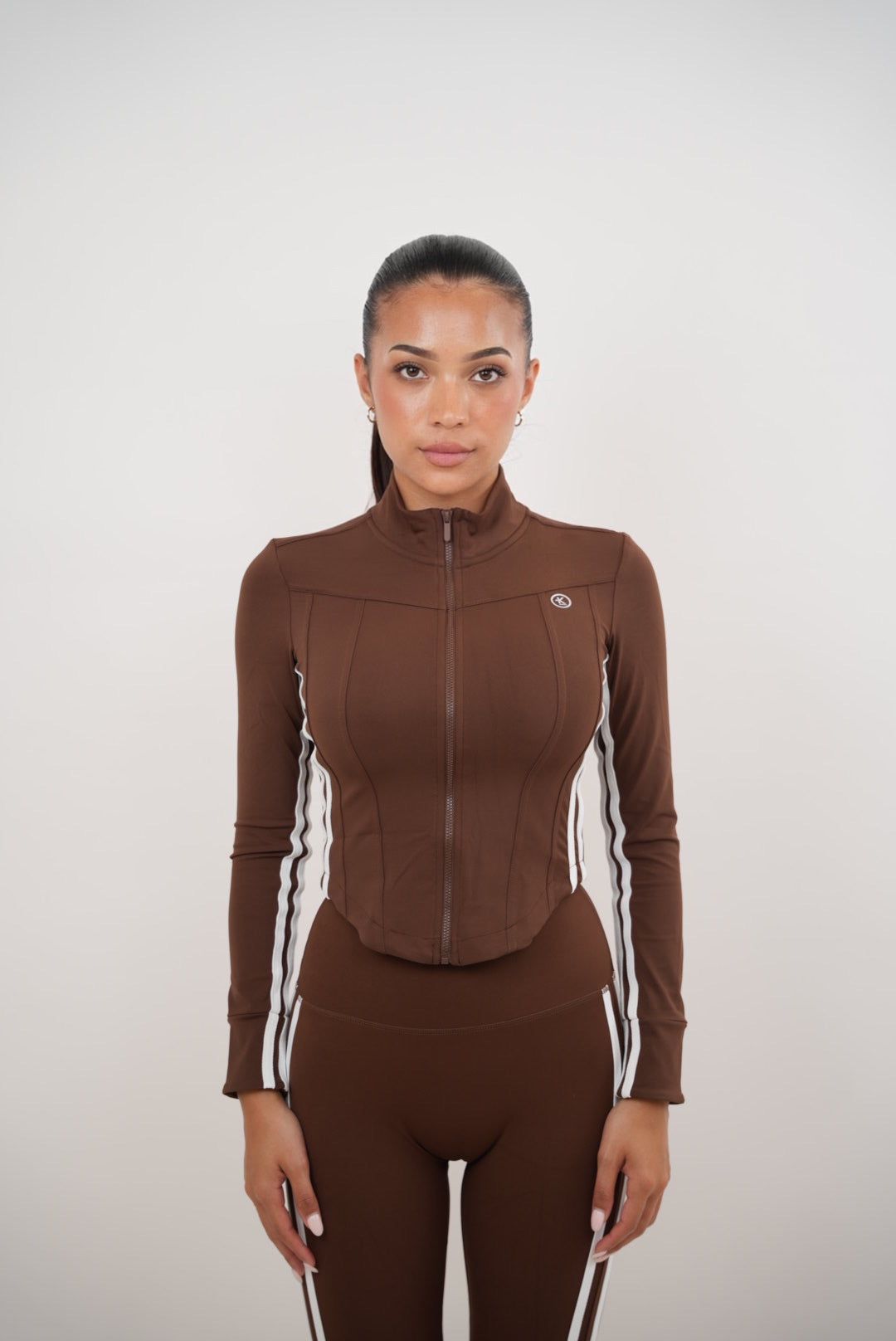 Veste Marron Je Suis Motivée
