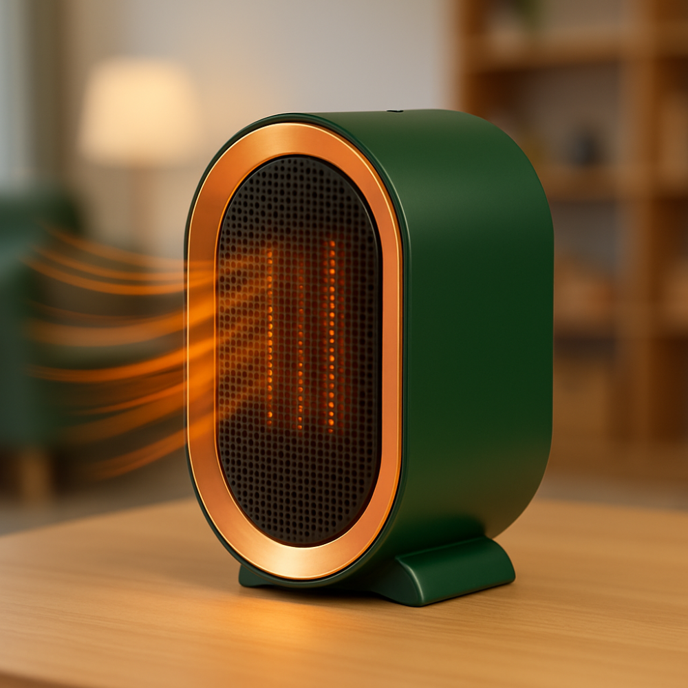 Portable Ceramic Space Heater | Energy Efficient Quiet Heating for Home and Office 2