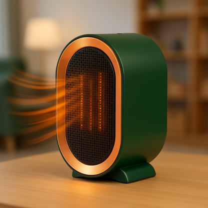 Portable Ceramic Space Heater | Energy Efficient Quiet Heating for Home and Office 2