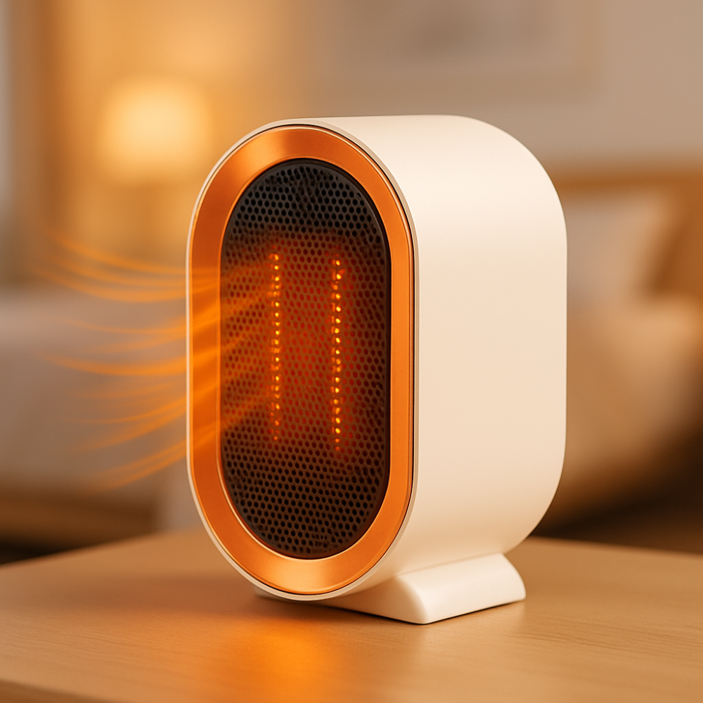 Portable Ceramic Space Heater | Energy Efficient Quiet Heating for Home and Office 3