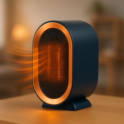 Portable Ceramic Space Heater | Energy Efficient Quiet Heating for Home and Office 4