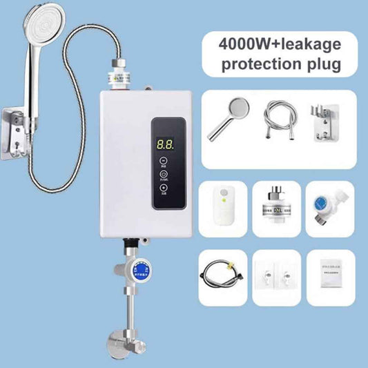 Portable Tankless Water Heater | Instant Hot Water, Energy Efficient Design 0