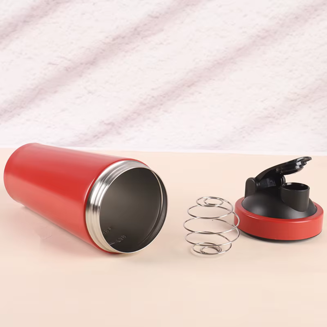Protein Shaker Bottle | Durable Leak-Proof 750ml with Stainless Steel Whisk 1