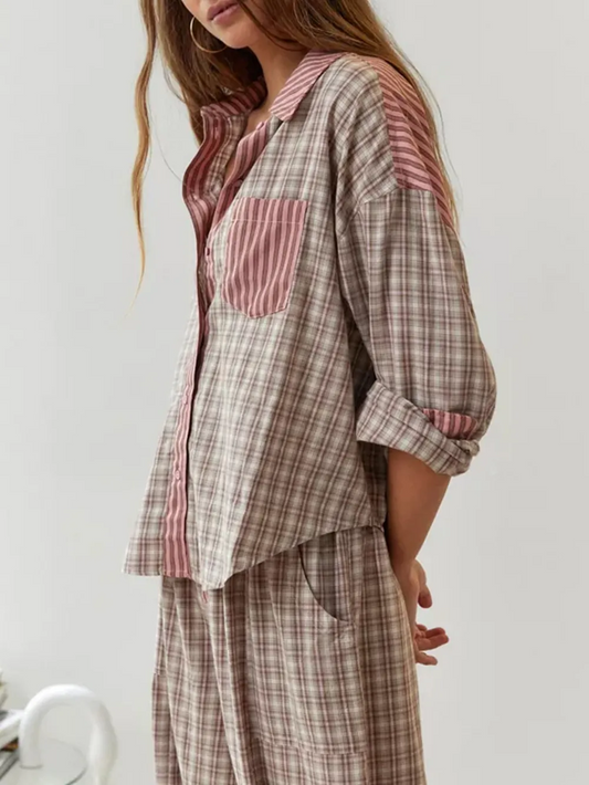 Relaxed Lightweight Pajama Set 0