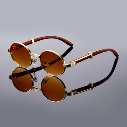 Retro Oval Sunglasses | UV 400 Protection with Lightweight Design 3