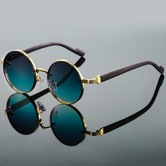 Retro Round Sunglasses | UV 400 Protection with Durable Metal Frame 1
