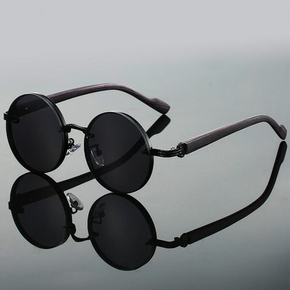 Retro Round Sunglasses | UV 400 Protection with Durable Metal Frame 5