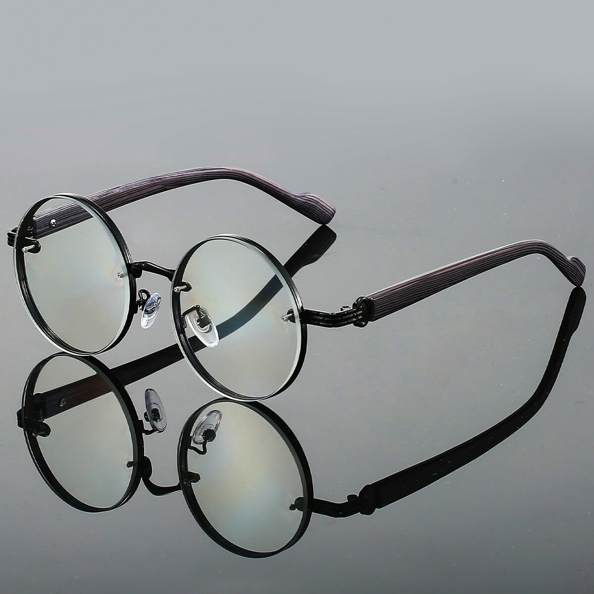 Retro Round Sunglasses | UV 400 Protection with Durable Metal Frame 6