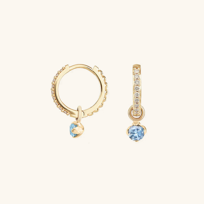 Reversible Diamond Hoop Earrings | Waterproof Hypoallergenic Design 2