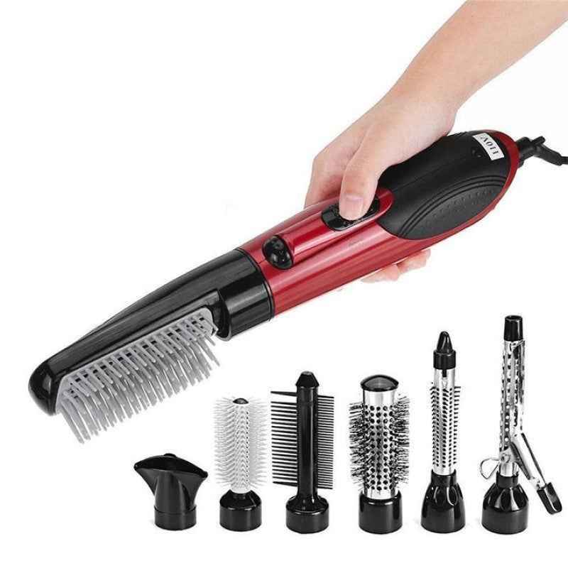 Rotating Hot Air Brush | 2-in-1 Dryer with Interchangeable Brushes and 360° Rotation 0