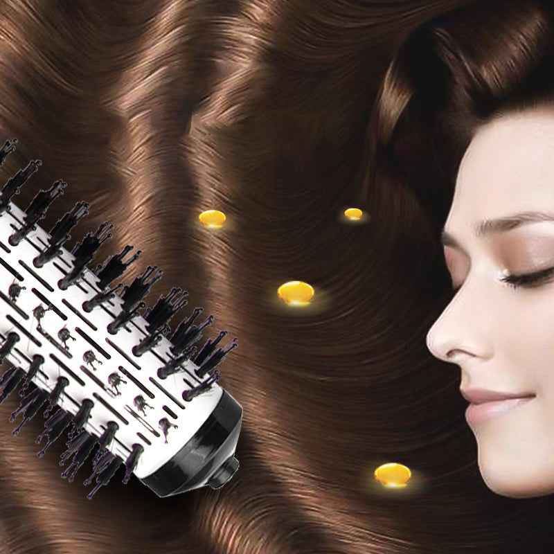 Rotating Hot Air Brush | 2-in-1 Dryer with Interchangeable Brushes and 360° Rotation 5