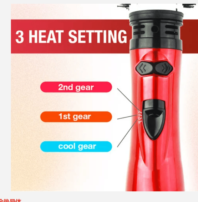 Rotating Hot Air Brush | 3 Heat Settings for Smooth Styling 6