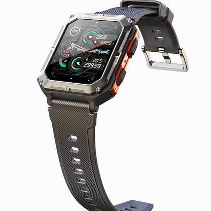 Rugged Smartwatch | Stainless Steel with Fitness Tracking and Waterproof Design 3
