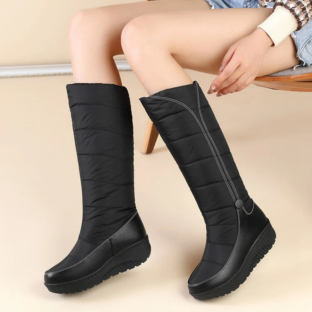 Knee-High Winter Boots | Cozy Plush Lining with Durable Sole for Women 3