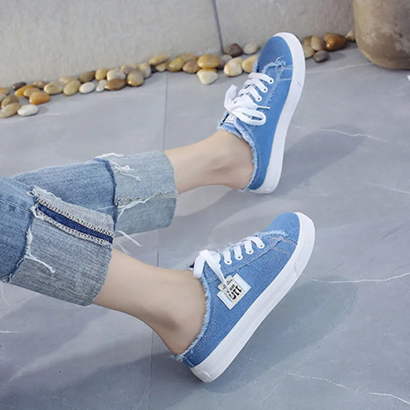 AVA | Mules en toile