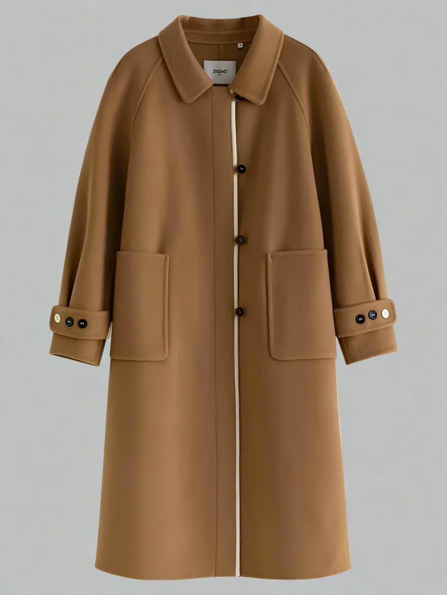 Long Cashmere Camel Coat