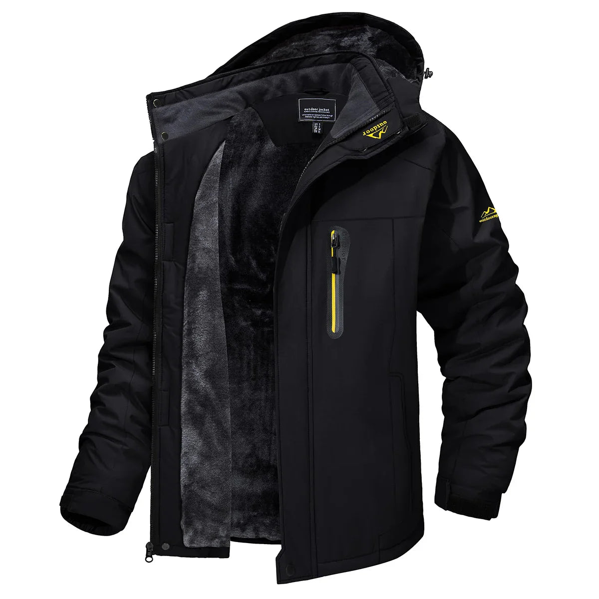 Ski jas met fleece voering