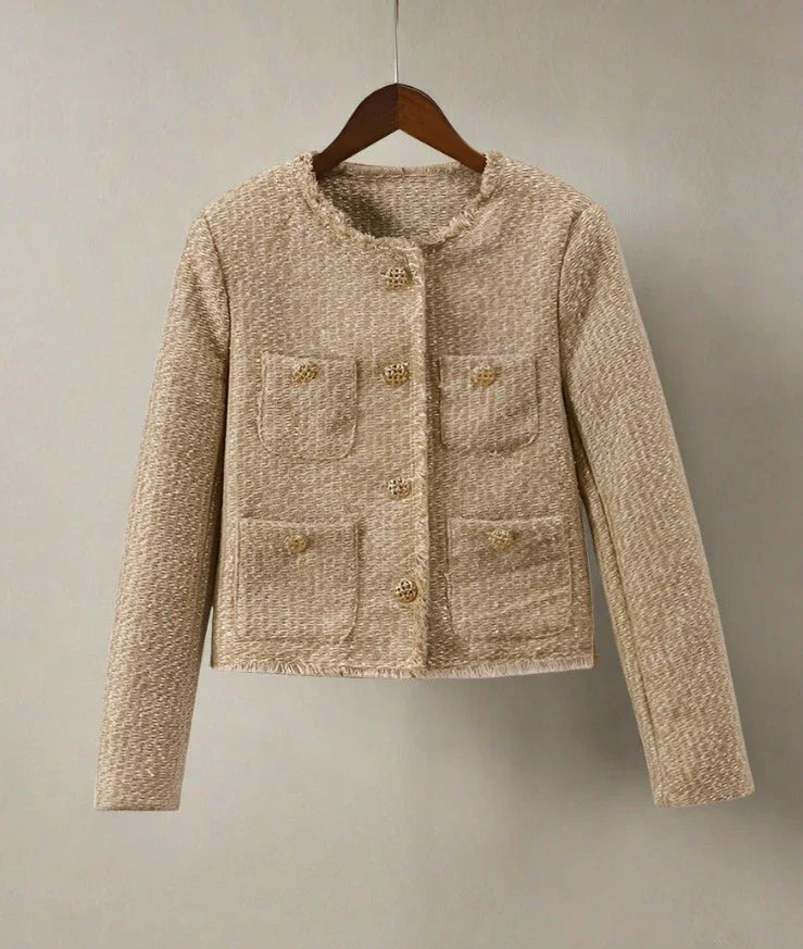 Cute Short Tweed Jacket