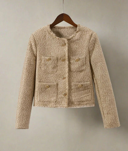 Cute Short Tweed Jacket