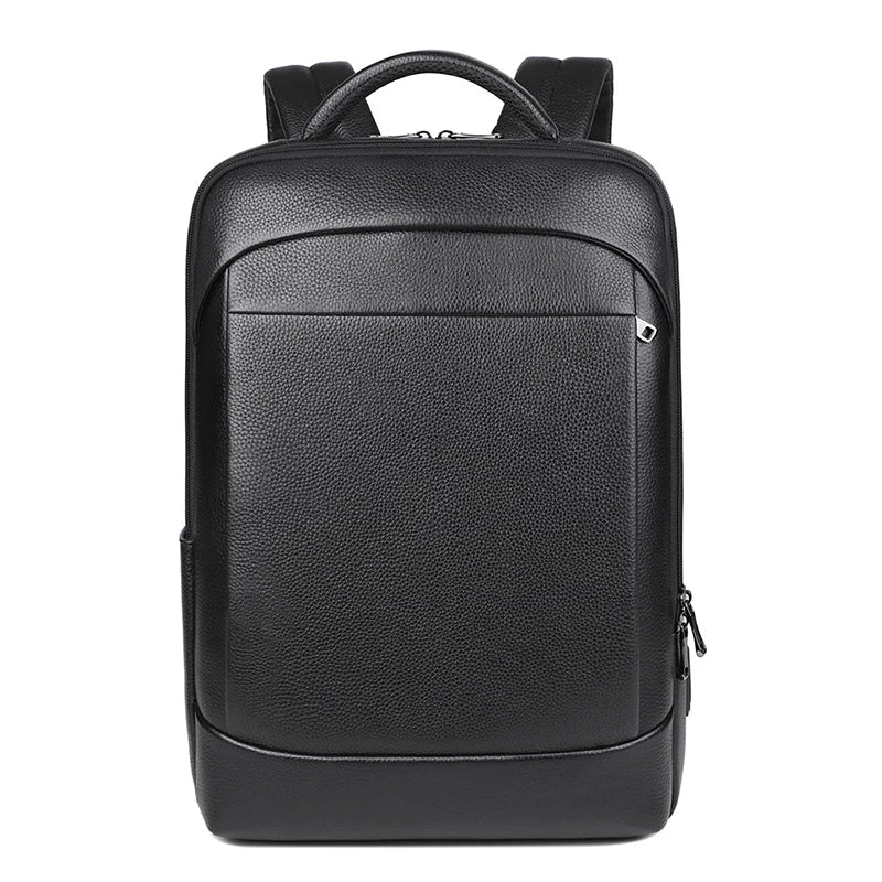 Leather Travel Backpack | Genuine Leather with Laptop Compartment and USB Charging Port 2