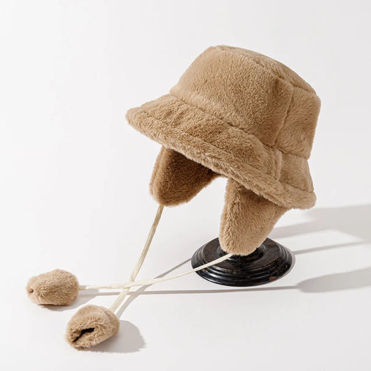 Bomber Plush Bucket Hat