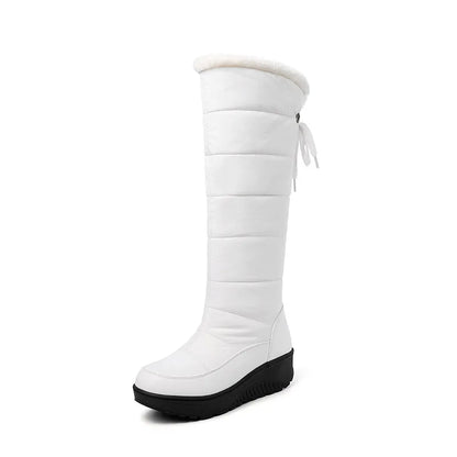 Knee-High Winter Boots | Thermal Faux Fur Lining with Adjustable Fit 1
