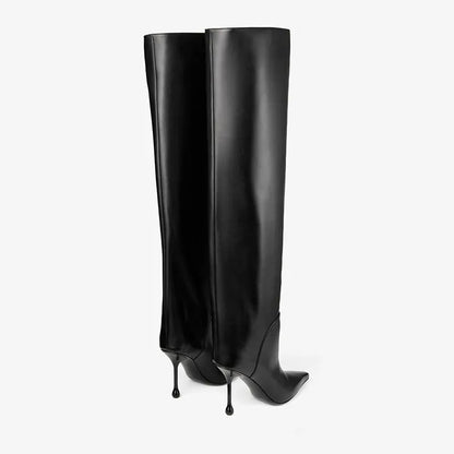 Knee High Boots | Luxurious Leather with Wide Calf Fit and Elegant Design 2