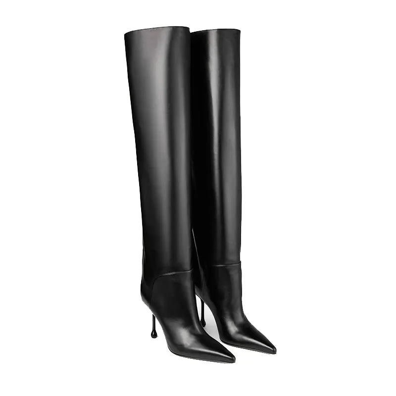 Knee High Boots | Luxurious Leather with Wide Calf Fit and Elegant Design 6