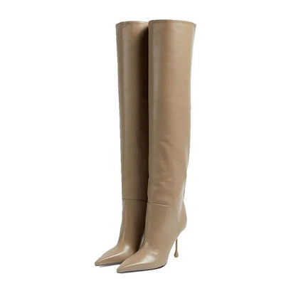 Knee High Boots | Luxurious Leather with Wide Calf Fit and Elegant Design 1