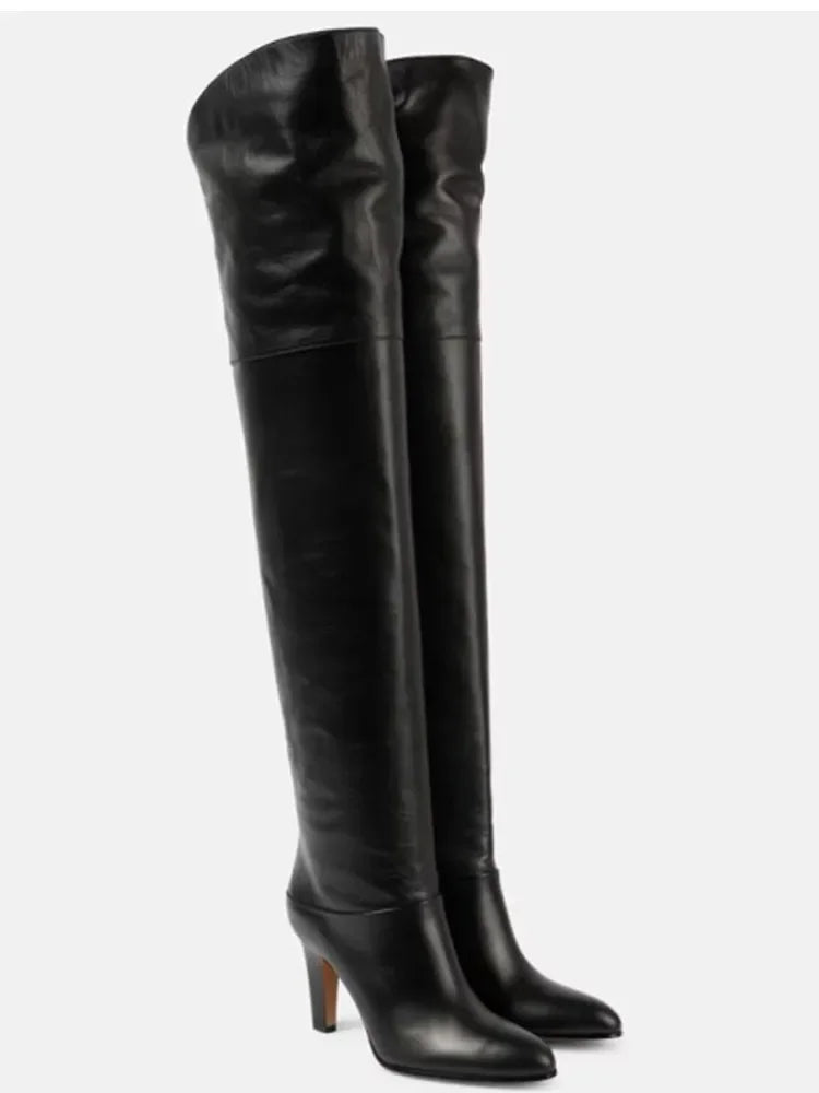 Over The Knee Boots | Genuine Leather Sleek Design for Women 5