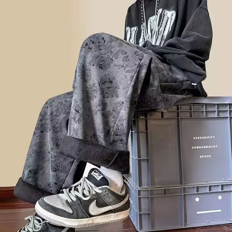 Lined Wide Leg Joggers | PERRY