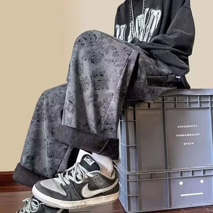 Lined Wide Leg Joggers | PERRY