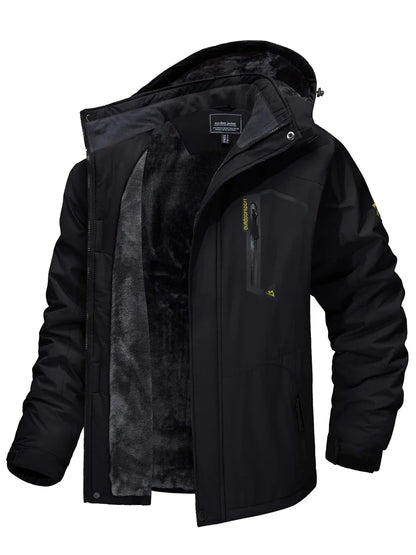 Winterjas met fleece voering