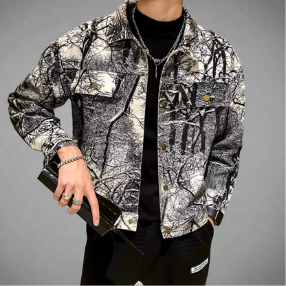 Camo Jean Jacket | DERRICK