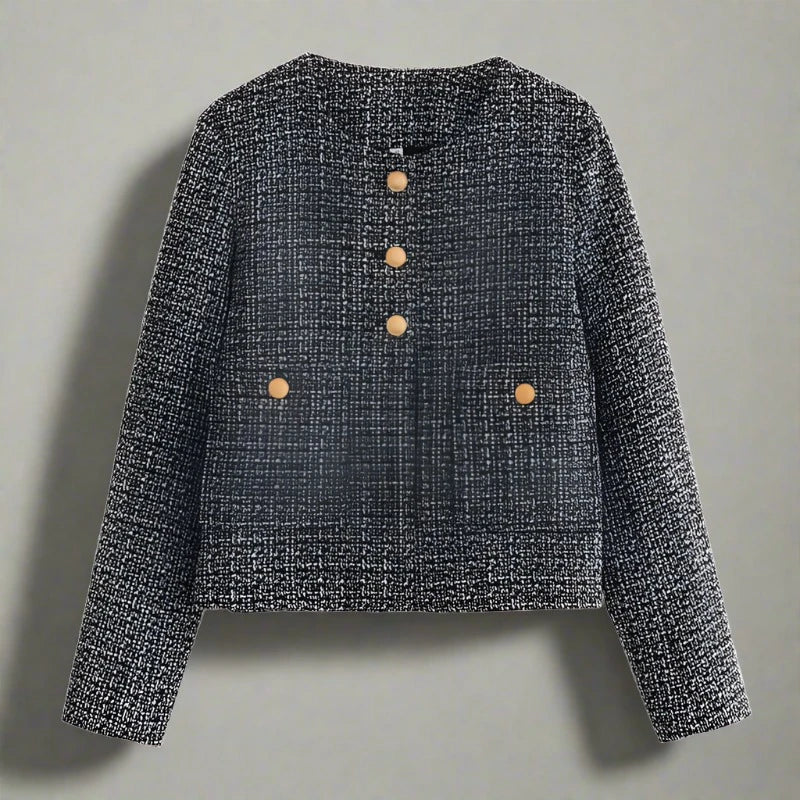 Cute Short Tweed Jacket