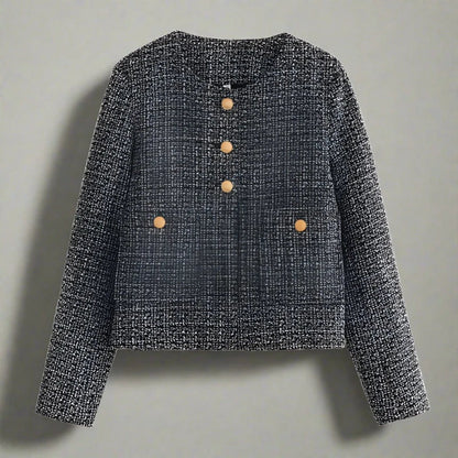 Cute Short Tweed Jacket