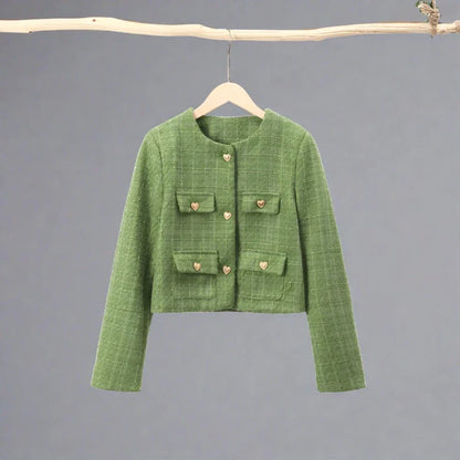Cute Tweed Jacket Set