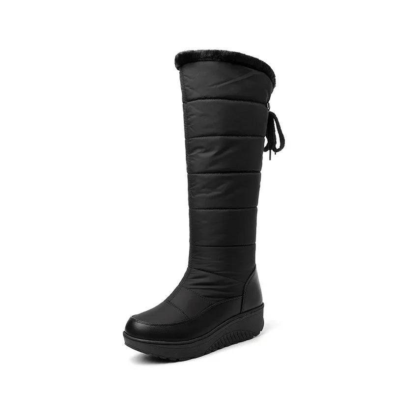 Knee-High Winter Boots | Thermal Faux Fur Lining with Adjustable Fit 6