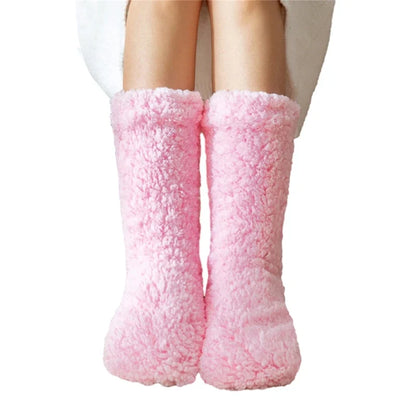 Kuschelige rutschfeste Wintersocken