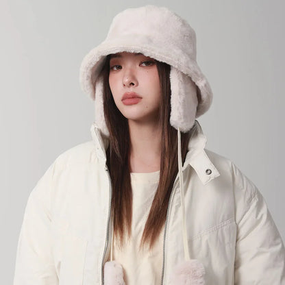 Bomber Plush Bucket Hat