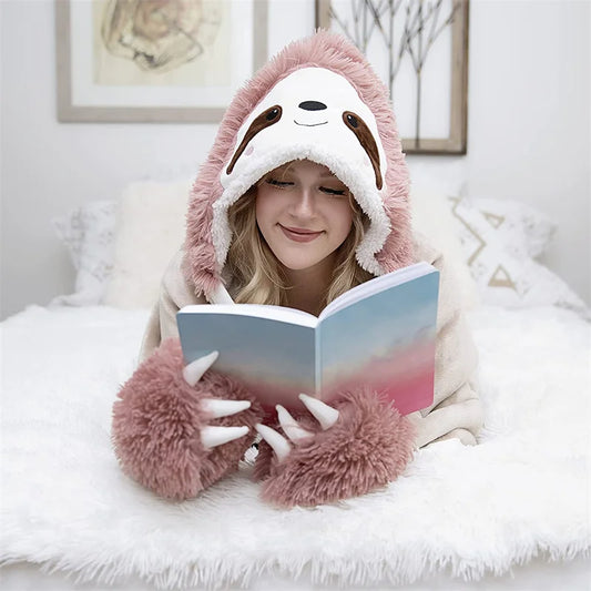 Cozy Wearable Sloth Blanket