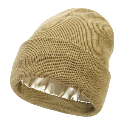 Anti-Frizz Satin Beanie