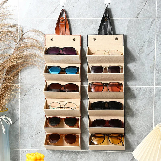 Sunglasses Organizer | Foldable Multi-Slot Storage Case for Travel 1