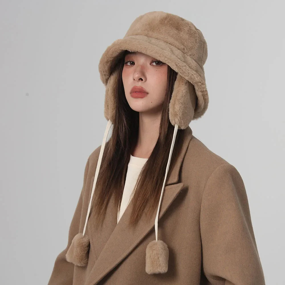 Bomber Plush Bucket Hat