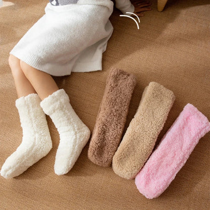 Kuschelige rutschfeste Wintersocken