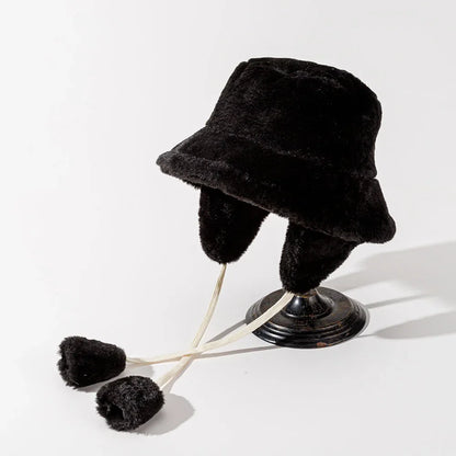 Bomber Plush Bucket Hat