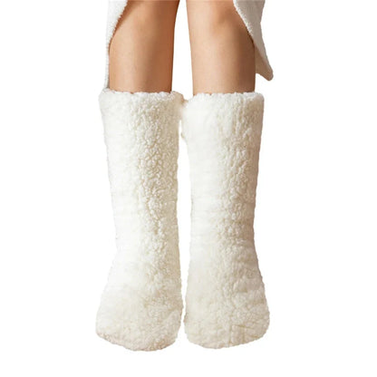 Kuschelige rutschfeste Wintersocken